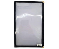Menu Cover - Clear - 8.5x14