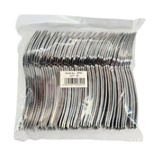 Plastic Fork - Silver - 18.7x2.8cm - SF54