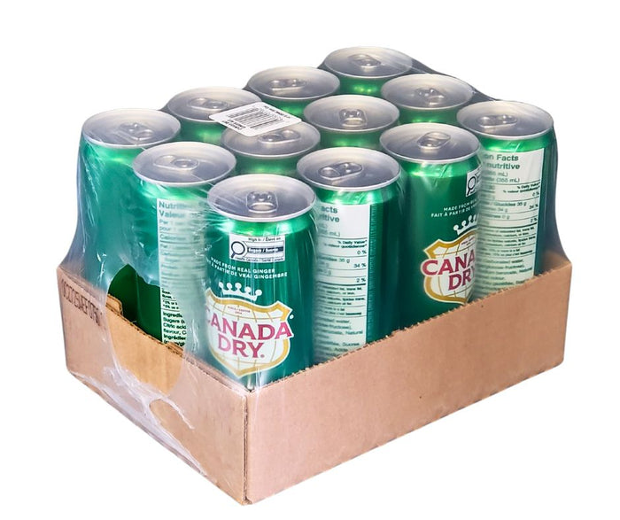 CLR - Canada Dry - Gingerale - Slim - Cans