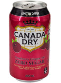 Canada Dry Zero Sugar Cranberry Ginger Ale Cans