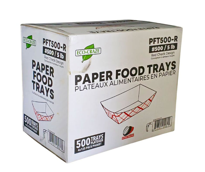 Eco-Craze - Food Trays - 5 lb - #500