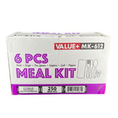 Value+ - Cutlery Kit - K/F/T/N/SP - Heavy - White - MK-612