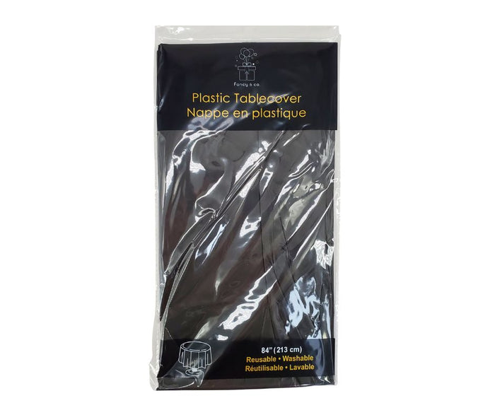 Table Cover - 84” Round - Black