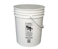 Hoffmann - Plastic Pail w/Steel Handle - White - 19L - PR1907
