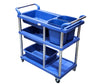 Multi Purpose Plastic Cart w/5 Bins - Blue - 771