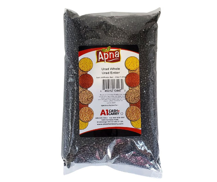 Apna - Urad Whole - Black Lentils