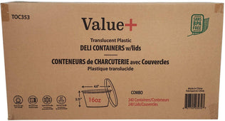 XC - Value+ - 16oz Deli Containers Combo