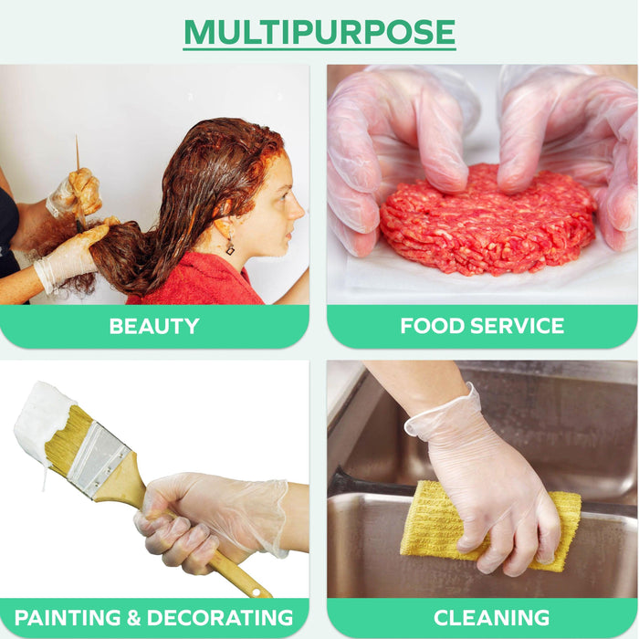 Rhino - VC4 - Clear Vinyl Gloves - Extra Large - 400XL