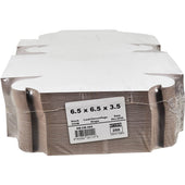 EB - White Cake Boxes - 6½x6½x3½