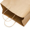 Delta Prime Bags Self-Adhesive Paper Bags with Twisted Handles - 13x7x13, 250 Pack, Kraft