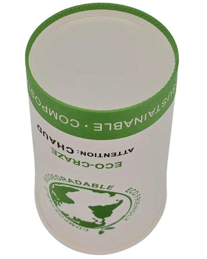 Eco-Craze - 16oz PLA Single Wall Hot Paper Cup - Printed