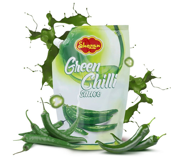 CLR - Shezan - Green Chilli Sauce - Pouch - 400g