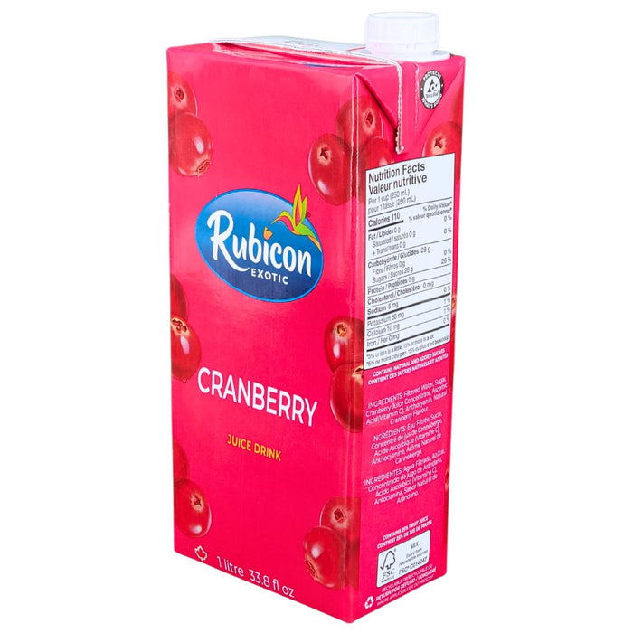 Rubicon - Juice - Cranberry - Tetra