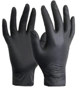 Rhino - NX9 - Black Nitrile Gloves - PF - Large - 900L