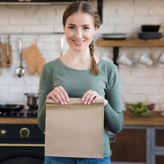 Paper Bags - Brown - 12x7x17 - DD50