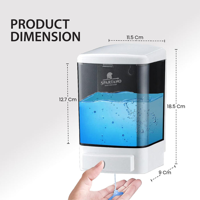 Spartano - Manual Soap Dispenser - White - Z1000