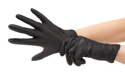 Touch Flex - Nitrile Gloves Exam - Black - Large